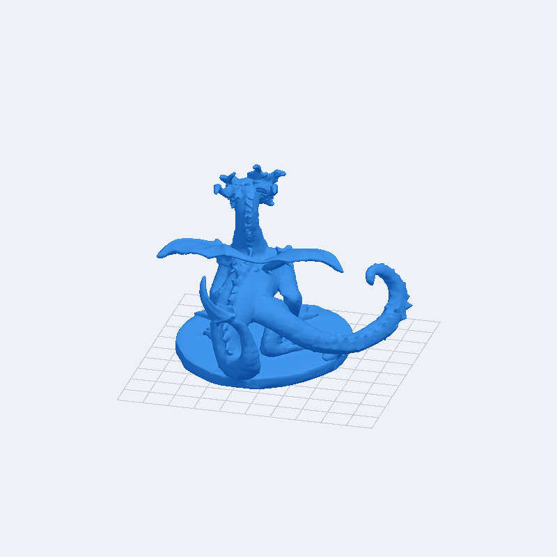 Esnek Ejderha Figürü — TridiNex 3D Baskı