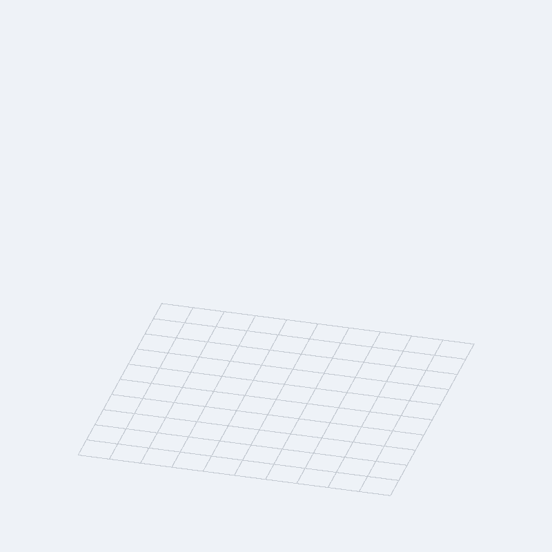180mm Geometrik Grid Panel — TridiNex 3D Baskı