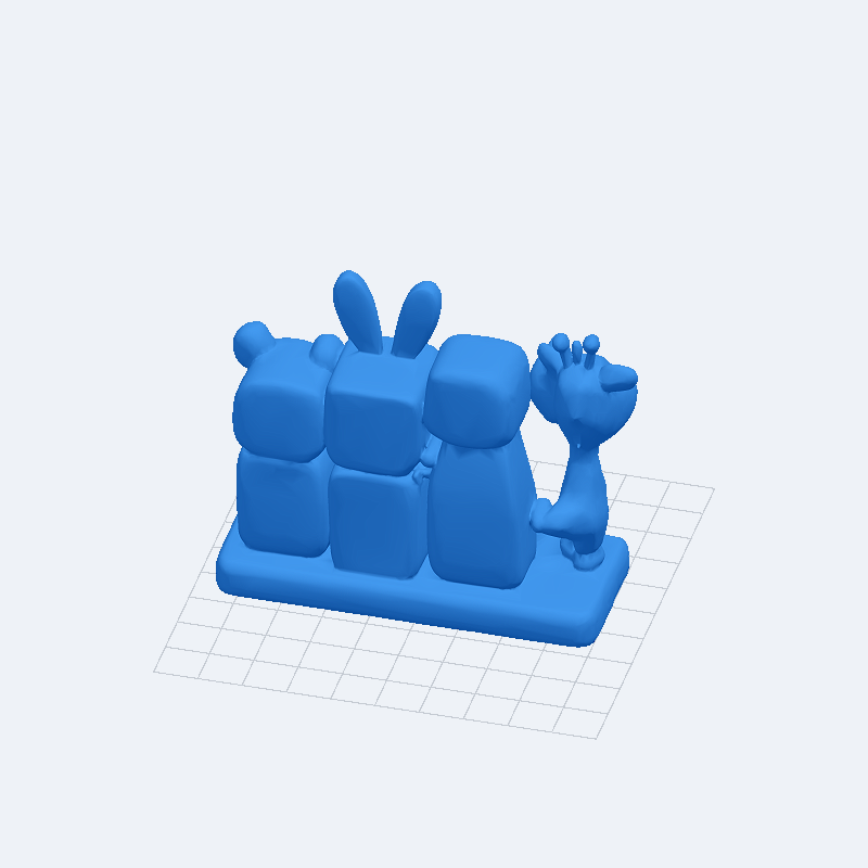 Renkli Hayvan Blokları — TridiNex 3D Baskı